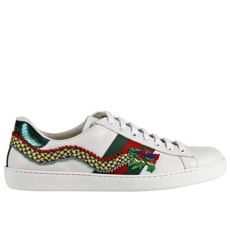 scarpe gucci uomo con drago|sneakers gucci su farfetch.